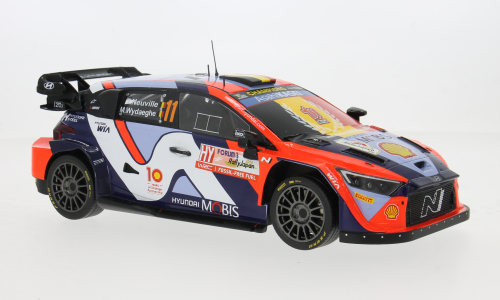 Hyundai i20 N Rally1 WRC No.11 Rally Japan 2024 Neuville/Wydaeghe - 1:18  Hyundai i20 N Rally1 WRC No.11 Rally Japan 2024 Neuville/Wydaeghe - 1:18
